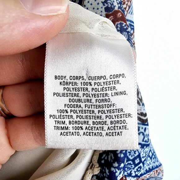 Anthropologie Elevenses Seaflower Palazzo Sheer Pants - Picture 10 of 11